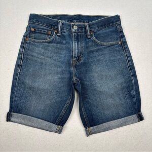Levi's Y2K 511 Slim Cut-Off Denim Short Men's 29 Med Wash Denim Cotton Low Rise